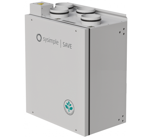 Приточно-вытяжная установка Sysimple SAVE VTR 325 R 1670W