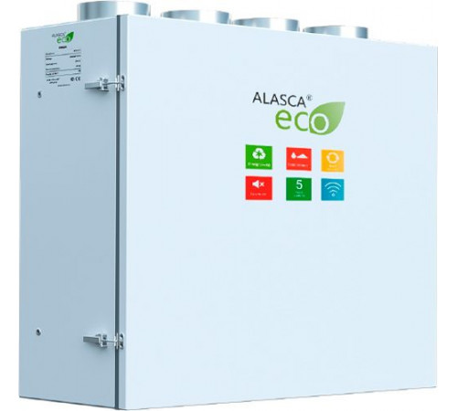 Приточно-вытяжная установка Alasca ECO V300EC W