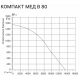 Приточная вентиляционная установка Kentatsu Компакт МЕД В 80 3