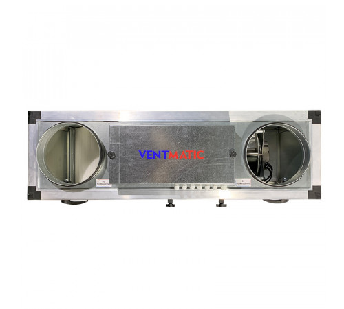 Приточно-вытяжная установка Ventmatic VMPVU-E-PR-1000-6.0/3-1 компактная с пластинчатым рекуператором, 1000м³/ч, 6.0 kW